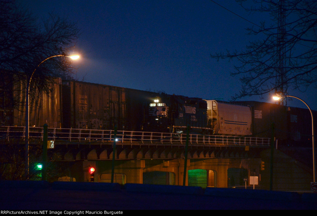 NS GP38-2 High nose Locomotive in the yard